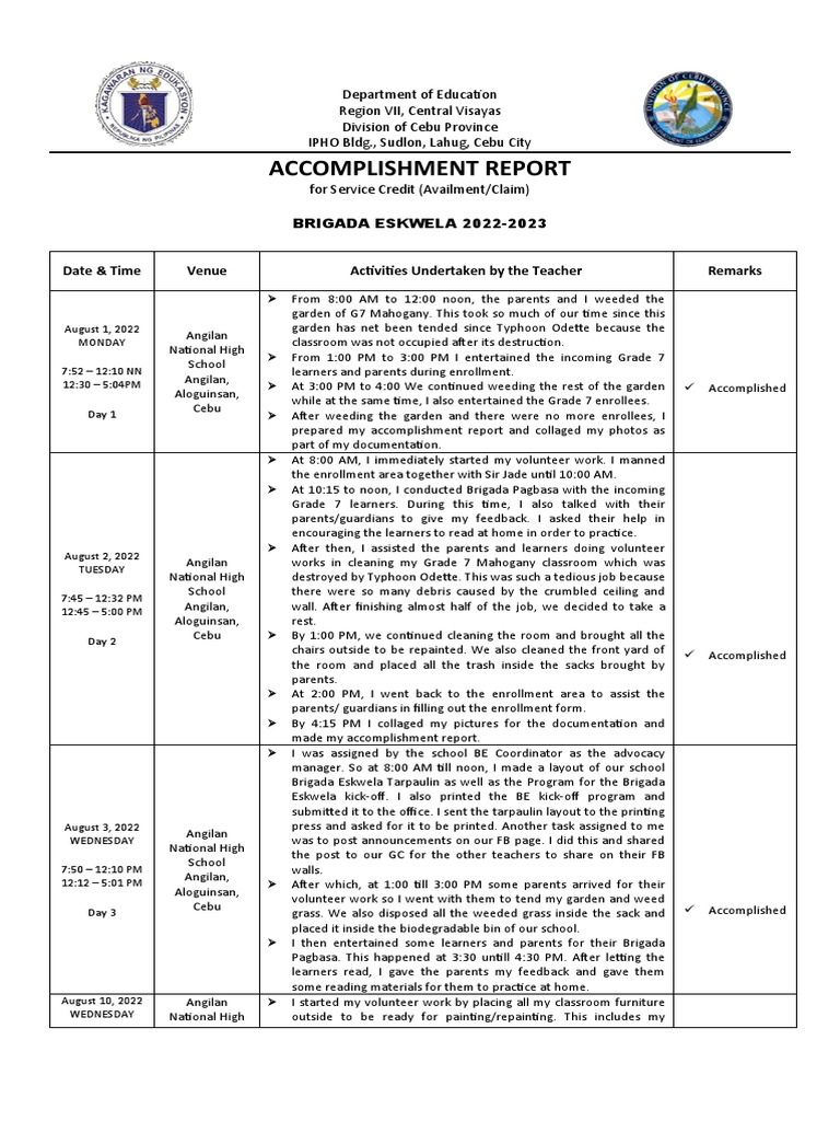 brigada-accomplishment-report-pdf
