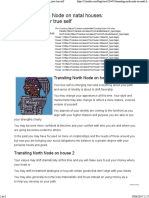 Transiting North Node On Natal Houses - Recognizing Your True Self