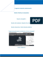 Diseño 2D y 3D AutoCAD reporte 1