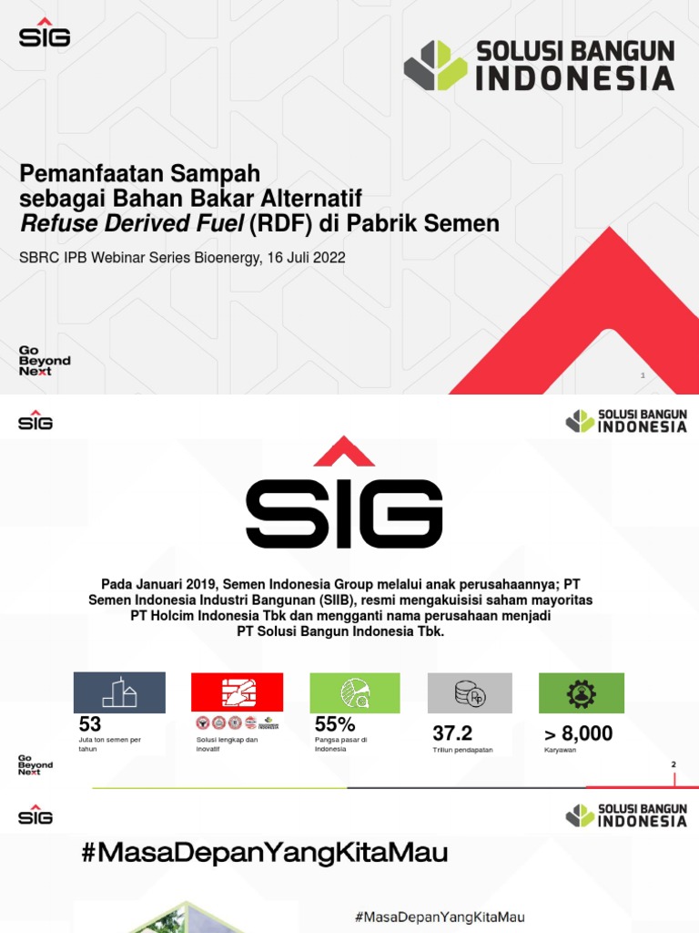 Pemanfaatan RDF dari Sampah untuk Semen | PDF