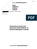 DIRD 26 - Anomalous and Subacute Field Effects On Human Biological Tissues