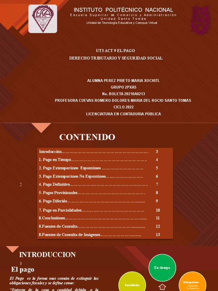 Clases de Pago en Derecho Tributario | PDF | Pagos | Impuestos