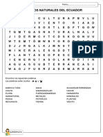 Recursos-Naturales-Del-Ecuador Sopa de Letras SUPERPICTO