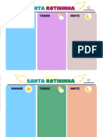 Planner Santa Rotininha