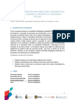 Programa Liderando La Gestión de La Convivencia Escolar