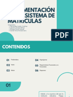 Implementación de Un Sistema de Matrículas