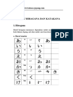 Belajar Huruf Hiragana Katakana Bahasa Jepangpdf