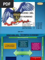 Macroproceso  talento Humano