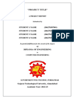 PROJECT Report - Initial - Pages