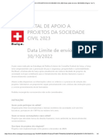 EDITAL DE APOIO A PROJETOS DA SOCIEDADE CIVIL 2023 Data Limite de envio_ 30_10_2022 (Página 1 de 7)