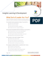 Insights Leadership Questionnaire