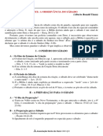 20.tema. A ObservÂncia Do SÁbado