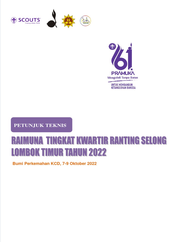 Petunjuk Teknis Raimuna Ranting 2022 | PDF