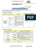 Actividad 05 - para El Estudiante - Del 12 Al 16 Setiembre - Víctor Delicio - Delicio