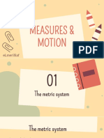 Measure and Motion