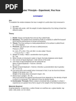 9 Archimedes Principle