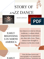 History of Jazz Dance PE