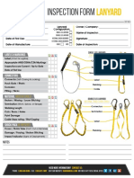 Inspection - Forms - Lanyard - Body Hardness