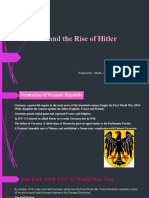 SST PROJECT (Nazism and The Rise of Hitler)