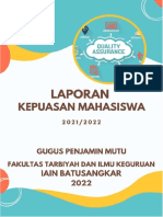 Laporan Kepuasan Mahasiswa Ftik (11 Prodi)