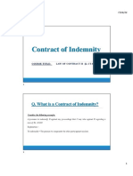 HANDOUT Contract of Indemnity