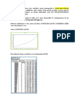 Análisis de cointegración entre consumo y renta