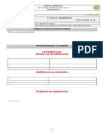 Guía de estudio de matemáticas para grado 3ro