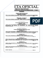 Gaceta Oficiaii: Organo Del Estado