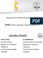 Heat and Mass Transfer (HMT) ME1053 - 5th Semester - Lecture 1