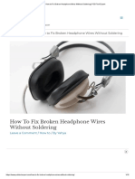 How to Fix Broken Headphone Wires Without Soldering _ PCB Tool Expert