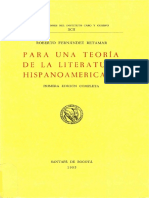Fernández Retamar, Roberto (1995) - Para Una Teoría de La Literatura Hispanoamericana