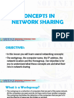 LESSON 5 - Concepts in Network Sharing