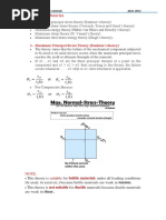 Static Failure Theories: 1-Maximum Principal Stress Theory (Rankine's Theory)