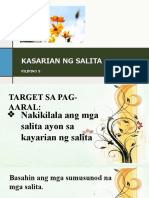 Kayarian NG Salita-Aralin 1 - Fil 5