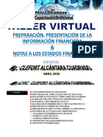 1 Estados Financieros Taller Virtual Preparacion Presentacionde Ee y Notas Alos Ee - Ff. 2020 Clefort Alcantara