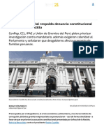 2-Congreso Gremios Empresariales Fiscalía Sector Empresarial Respalda Denuncia Constitucional Contra Pedro Castillo POLITICA PERU21