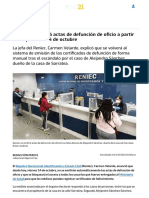 5-Reniec No Emitirá Actas de Defunción de Oficio A Partir de Hoy Viernes 14 de Octubre Sinadef Carmen Velarde Segundo Sánchez Sarratea RMMN LIMA PERU21