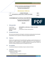 Syllabus Estadística Aplicada A Tesis Con SPSS