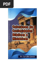 Coletânea de Curiosidades Bíblicas e Históricas - Carvalho Junior Pr.