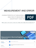 Week 5-6 - Measurement and Error