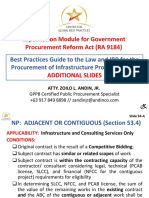 Presentation of Atty. Zoilo Andin On RA9184 INFRA - Part 3 ADD (CGBP Version)