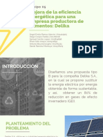 Mejora para El Diseño Energético para Una Empresa Productora de Alimentos Delika