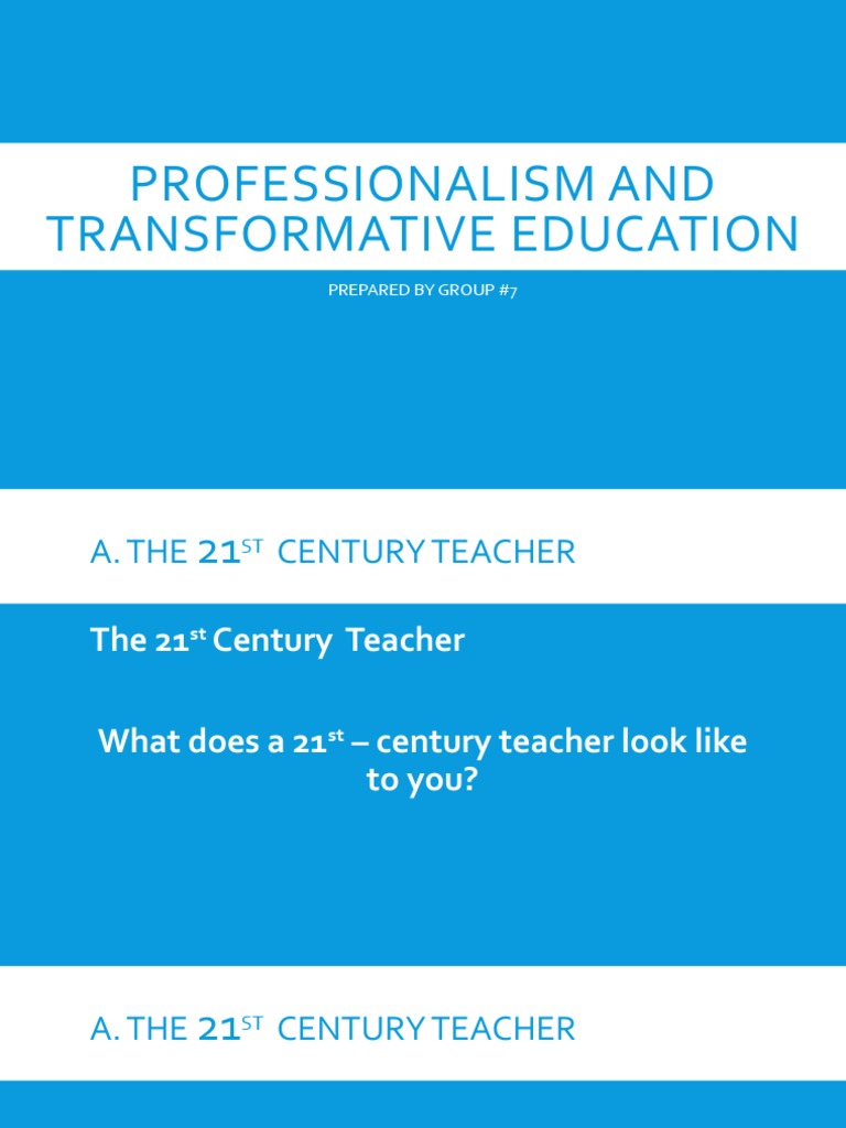 21st Century Teacher Skills and ICT | PDF | Educational Technology ...
