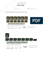 Maths Worksheet Place Value