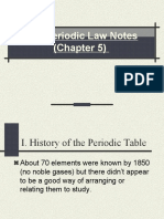 The Periodic Law Notes
