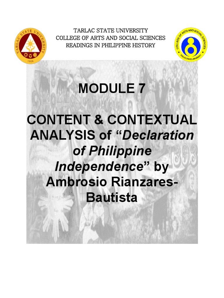 the declaration of philippine independence