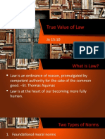 Value of Law