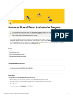 Kamioun Student Brand Ambassador Program
