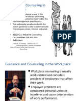 Guidance and Counseling Goals in the Workplace