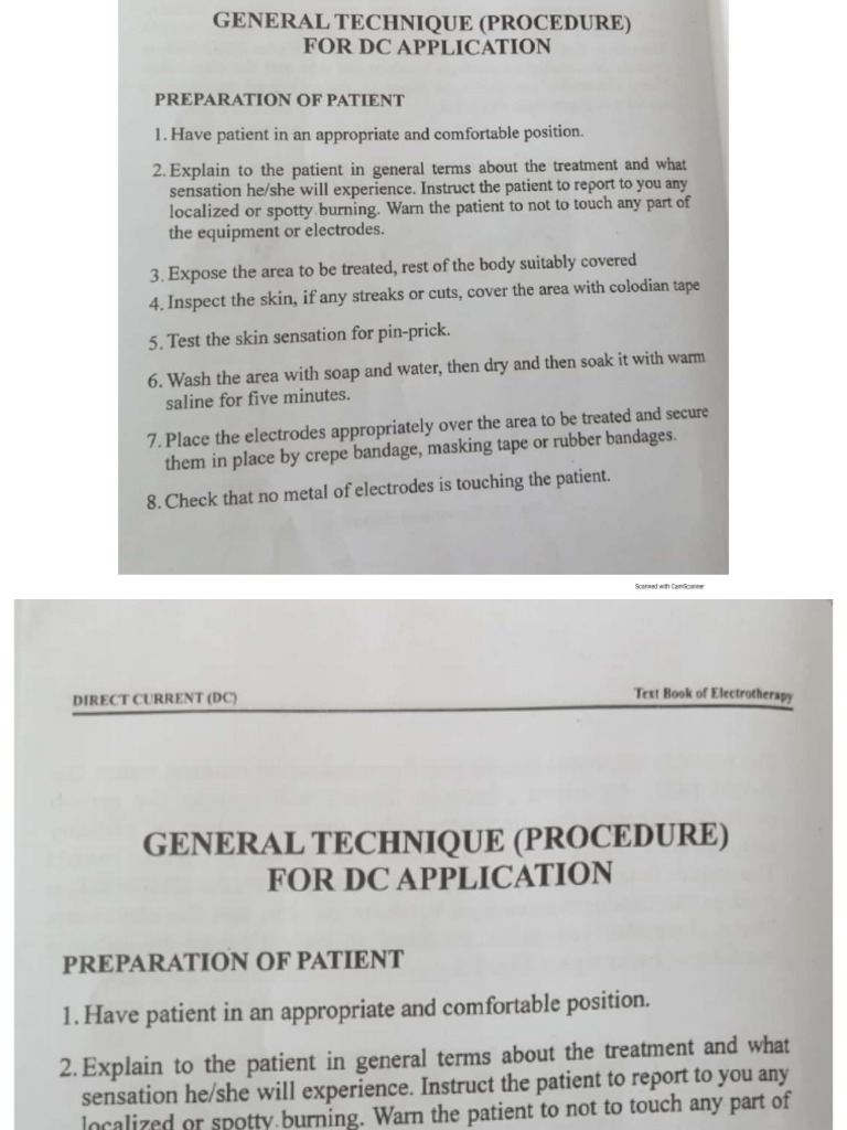 Electrotherapy Manual | PDF